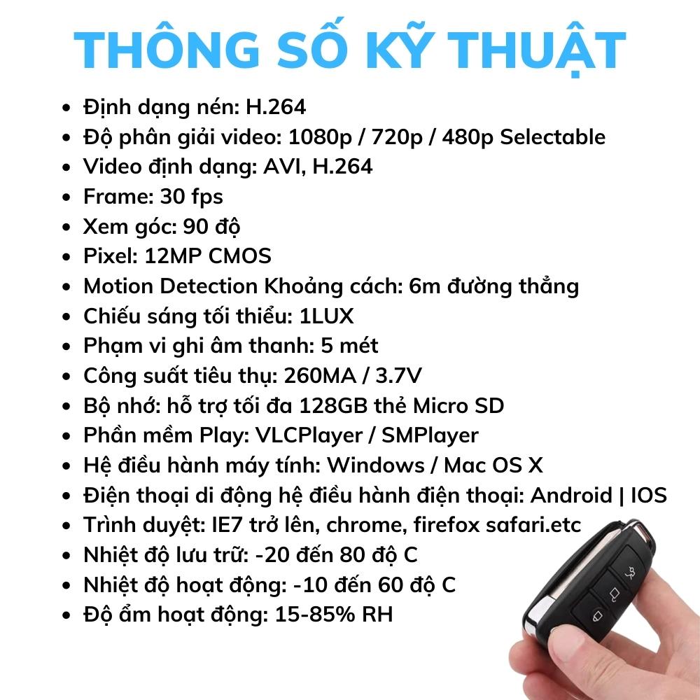 Máy quay phim mini S88 Pro cầm tay dạng móc khóa oto