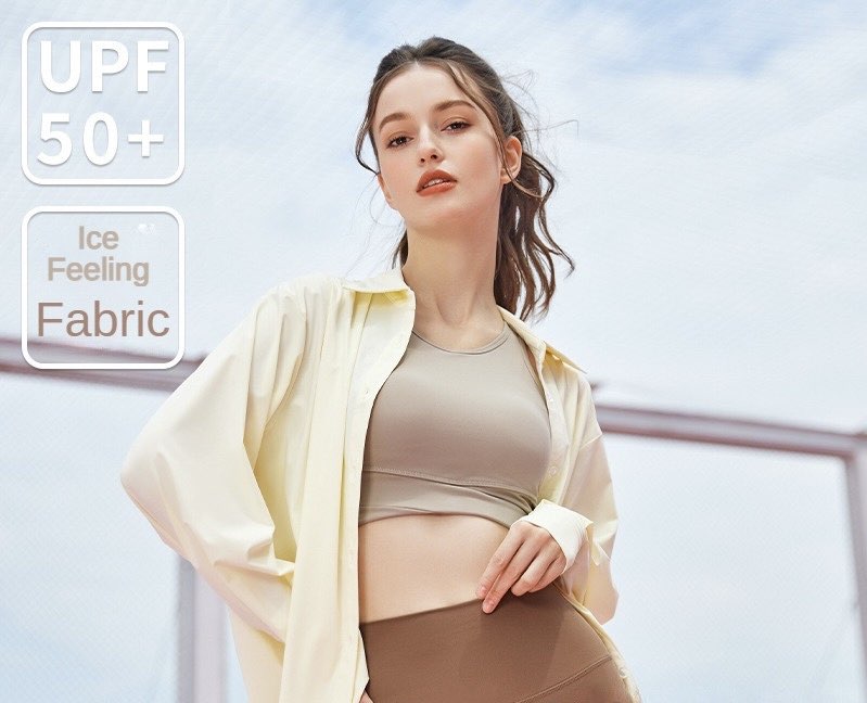 Áo khoác thể thao nữ dáng dài chất nhẹ, mát - Hàng cao cấp