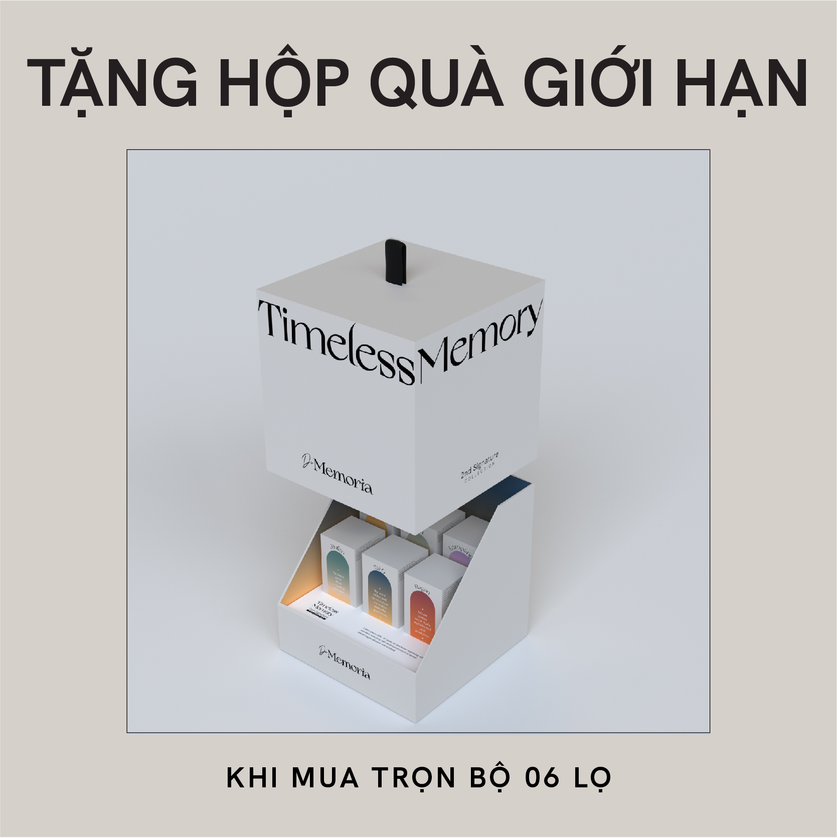 Nước hoa Hàn Quốc De Memoria 30ml - BST Ký Ức Bất Tận mùi hương Phương Đông lắng đọng