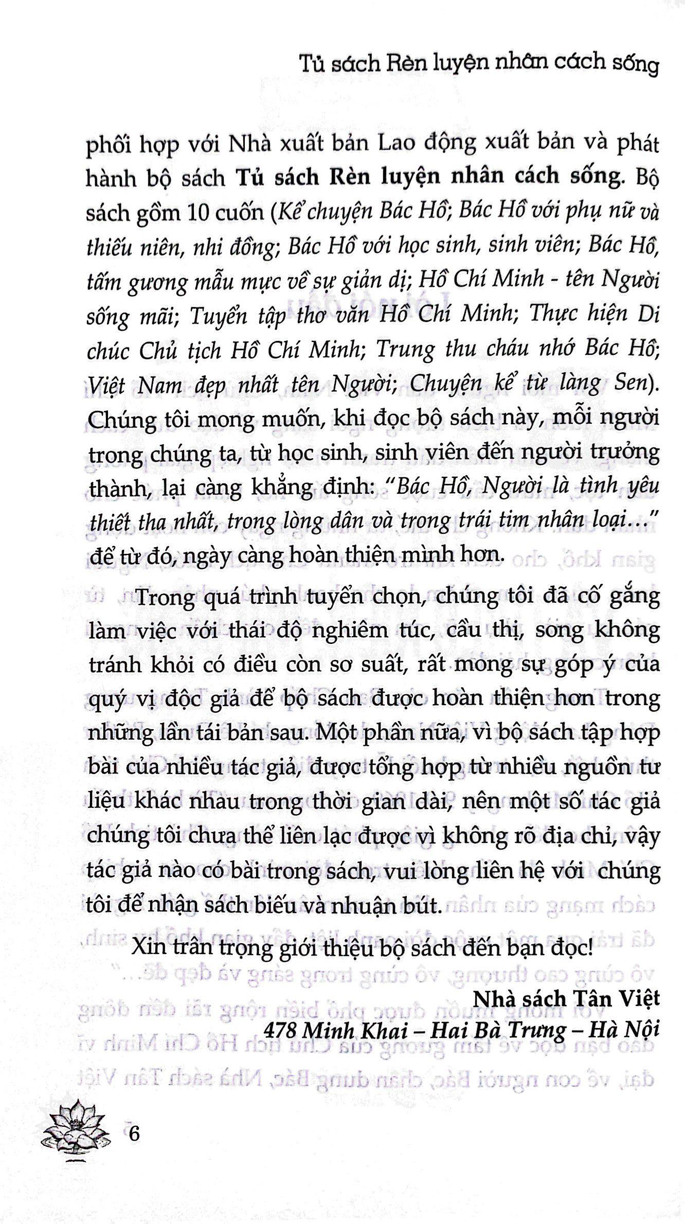 Sách Bác Hồ Với Phụ Nữ Và Thiếu Niên Nhi Đồng