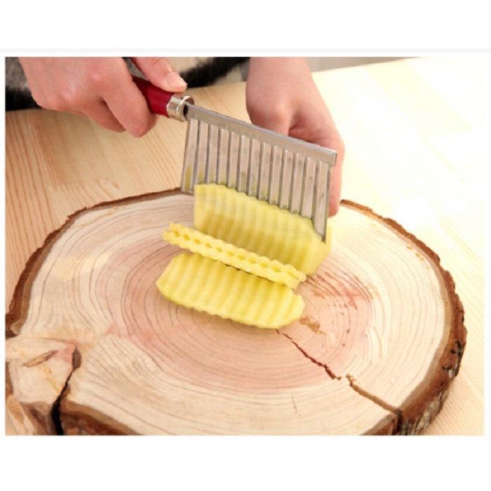 Dao Cắt Khoai Tây, Củ Quả Lượn Sóng Tiện Lợi