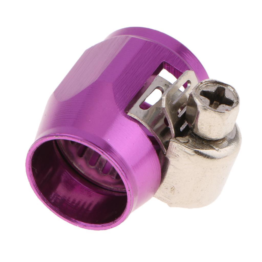 AN4 4AN -4 Car Fuel Hose Clamp Oil Line Fastener Finisher