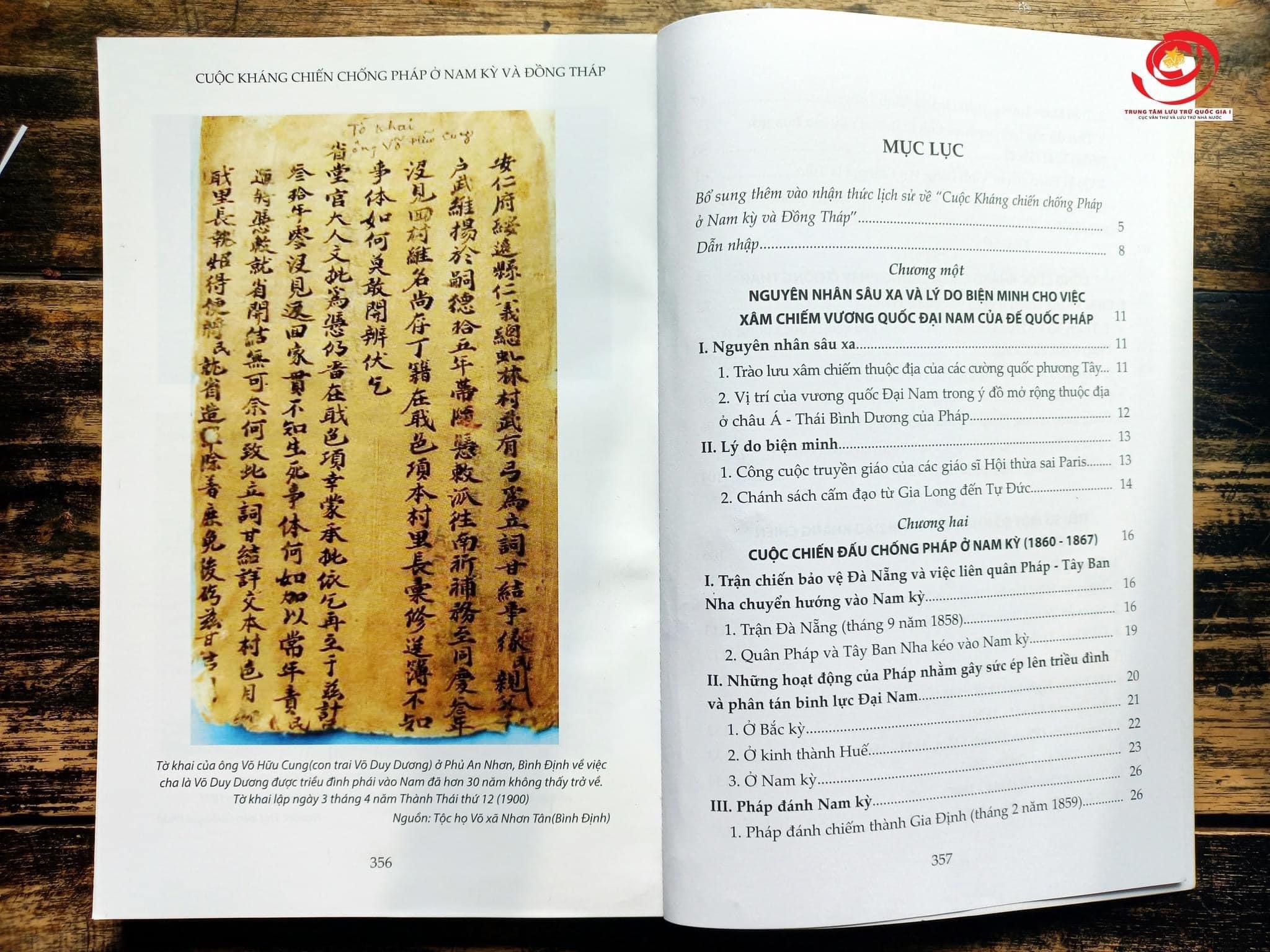 Cuộc kháng chiến chống Pháp ở Nam Kỳ và Đồng Tháp qua châu bản triều Nguyễn