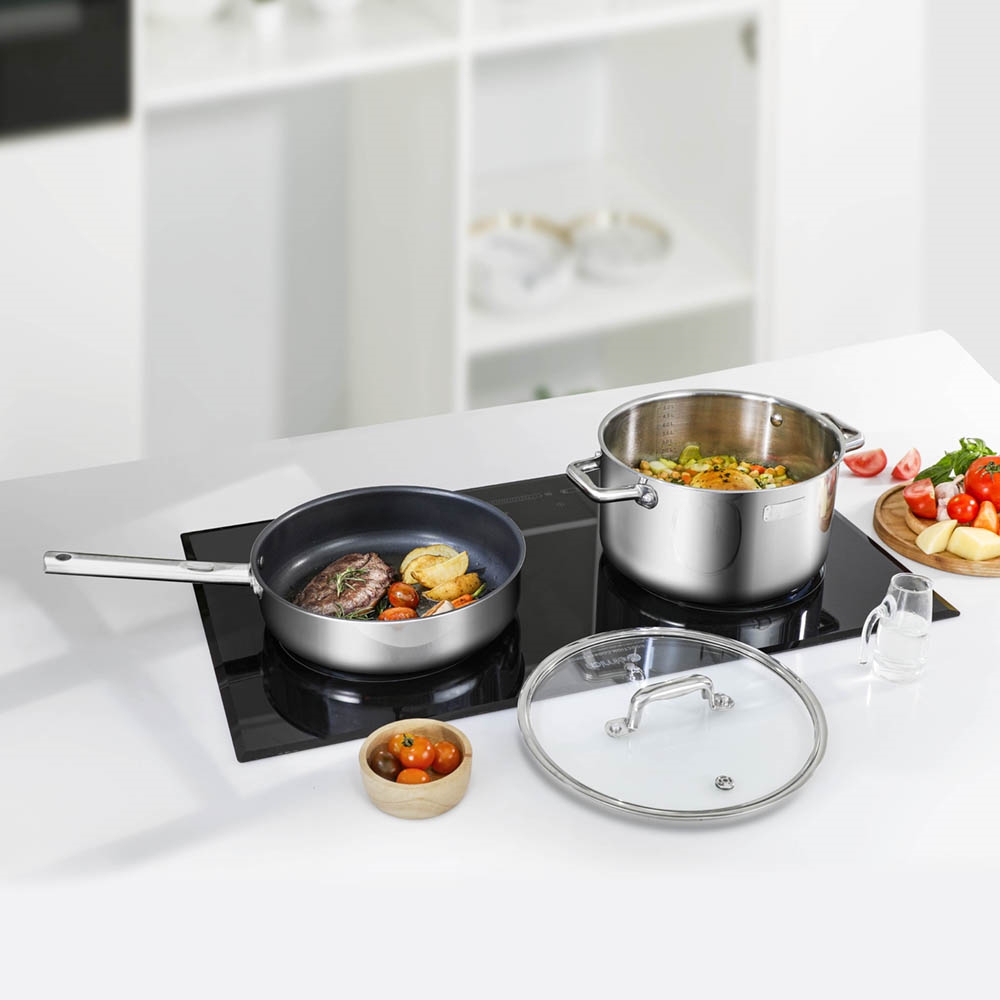 Nồi Inox 3 lớp đáy liền Elmich Tri-max Eco - Hàng Chính Hãng