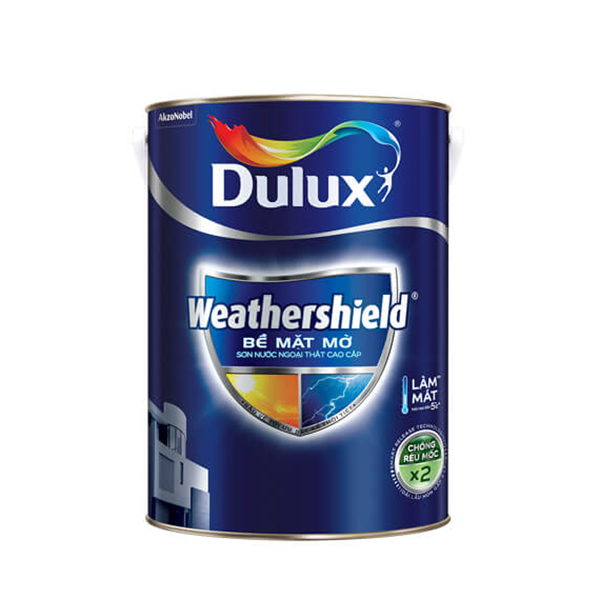 Dulux Weathershield Bề Mặt Mờ Màu Xanh Lá 02