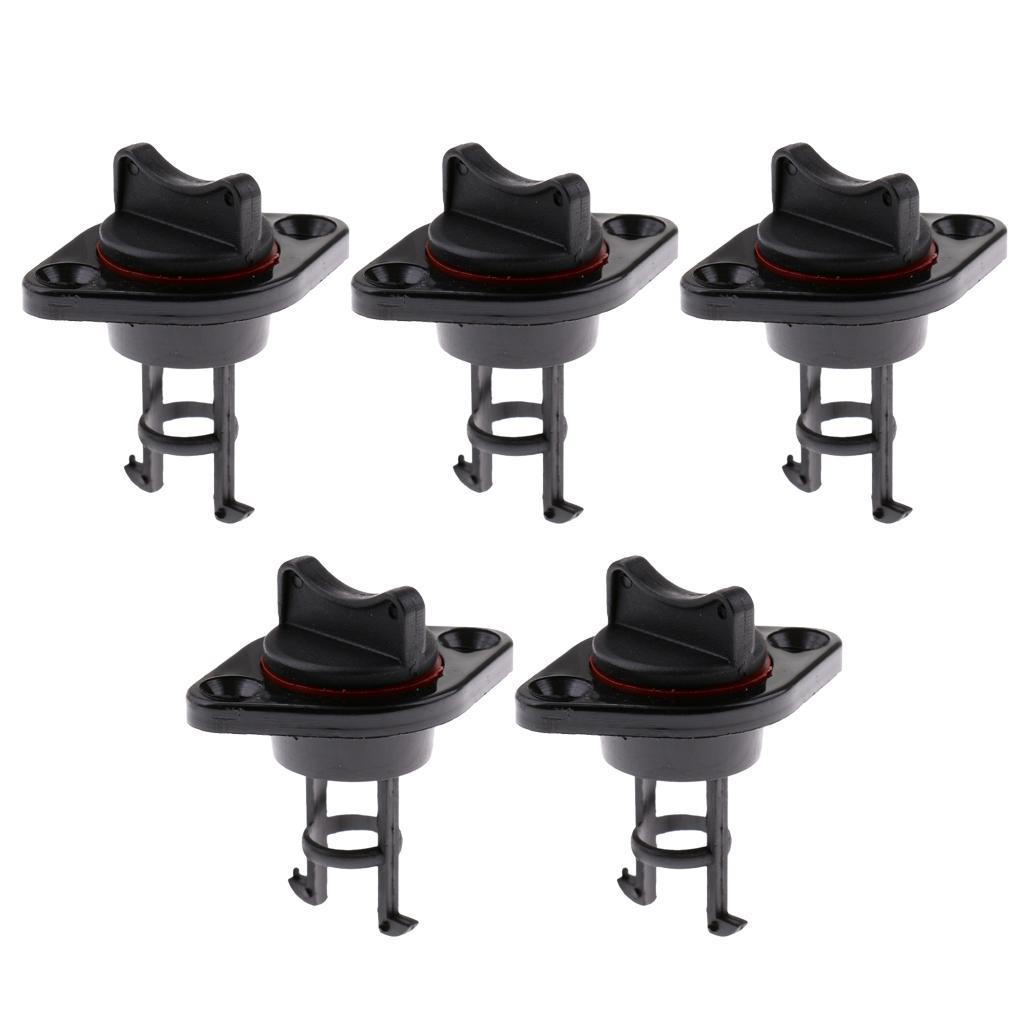 5 Piece Nylon 1 "Marine Boat Drain Plug Kayak Hull Plug Replacement