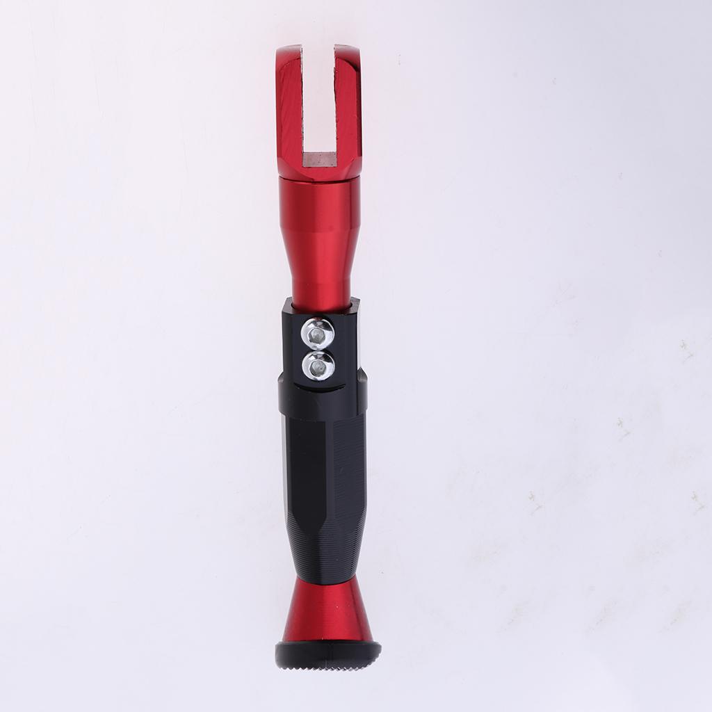 CNC Side Foot Peg Foot Peg Mount Rest Kickstand For Motorcycle Dirt Bike Red ,Black