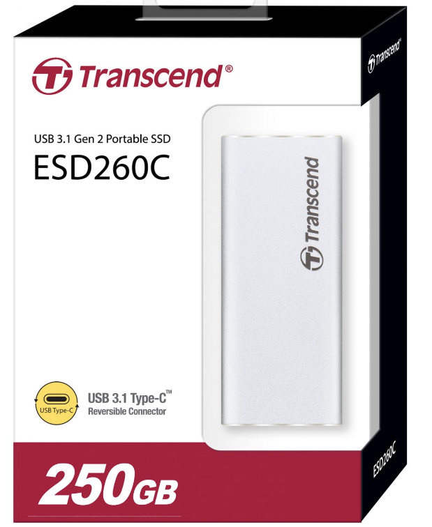 Ổ Cứng Di Động SSD Transcend ESD260C USB Type C - Hàng Chính Hãng