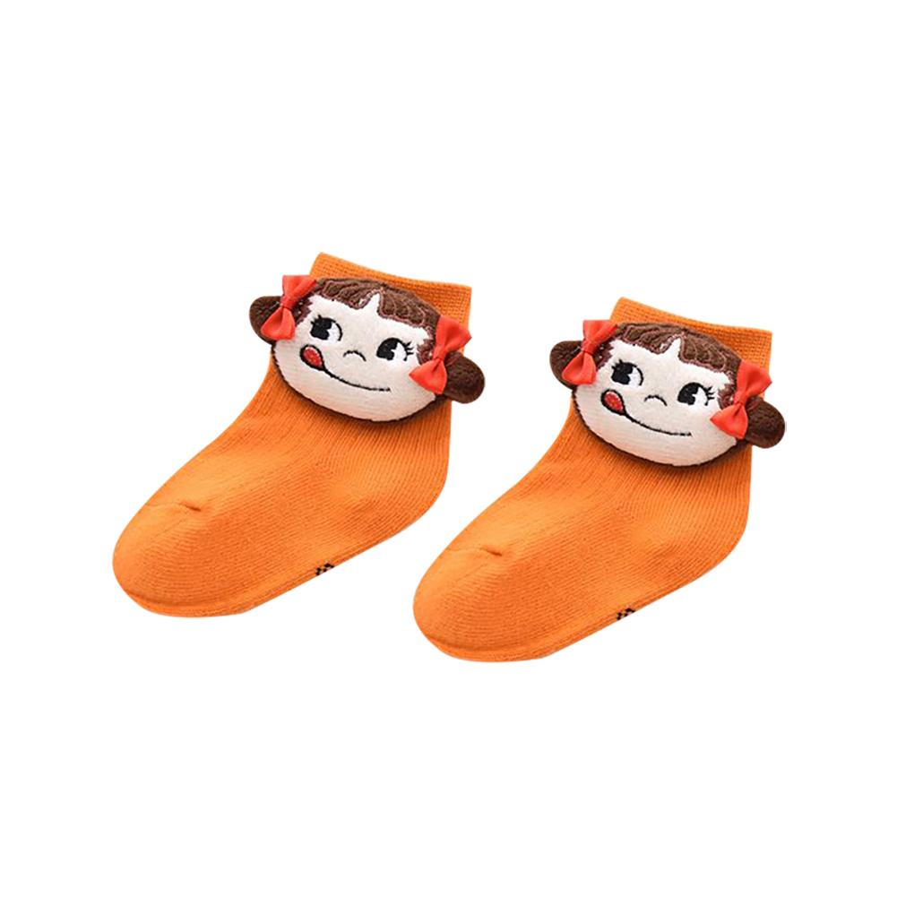 Vớ Cotton Cổ Trung Họa Tiết Hoạt Hình Xinh Xắn Cho Bé