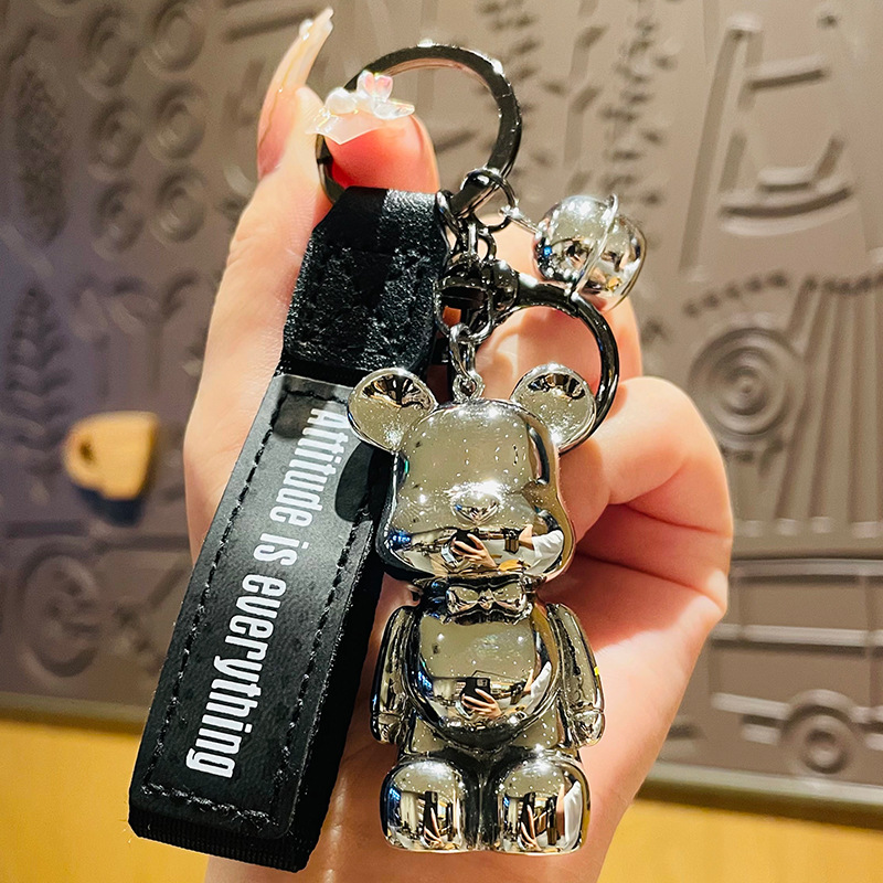 Móc khóa Gấu Bearbrick nhiều màu móc khóa phụ kiện oto, xe máy, túi xách, balo, kiểu dáng thời trang, lạ mắt