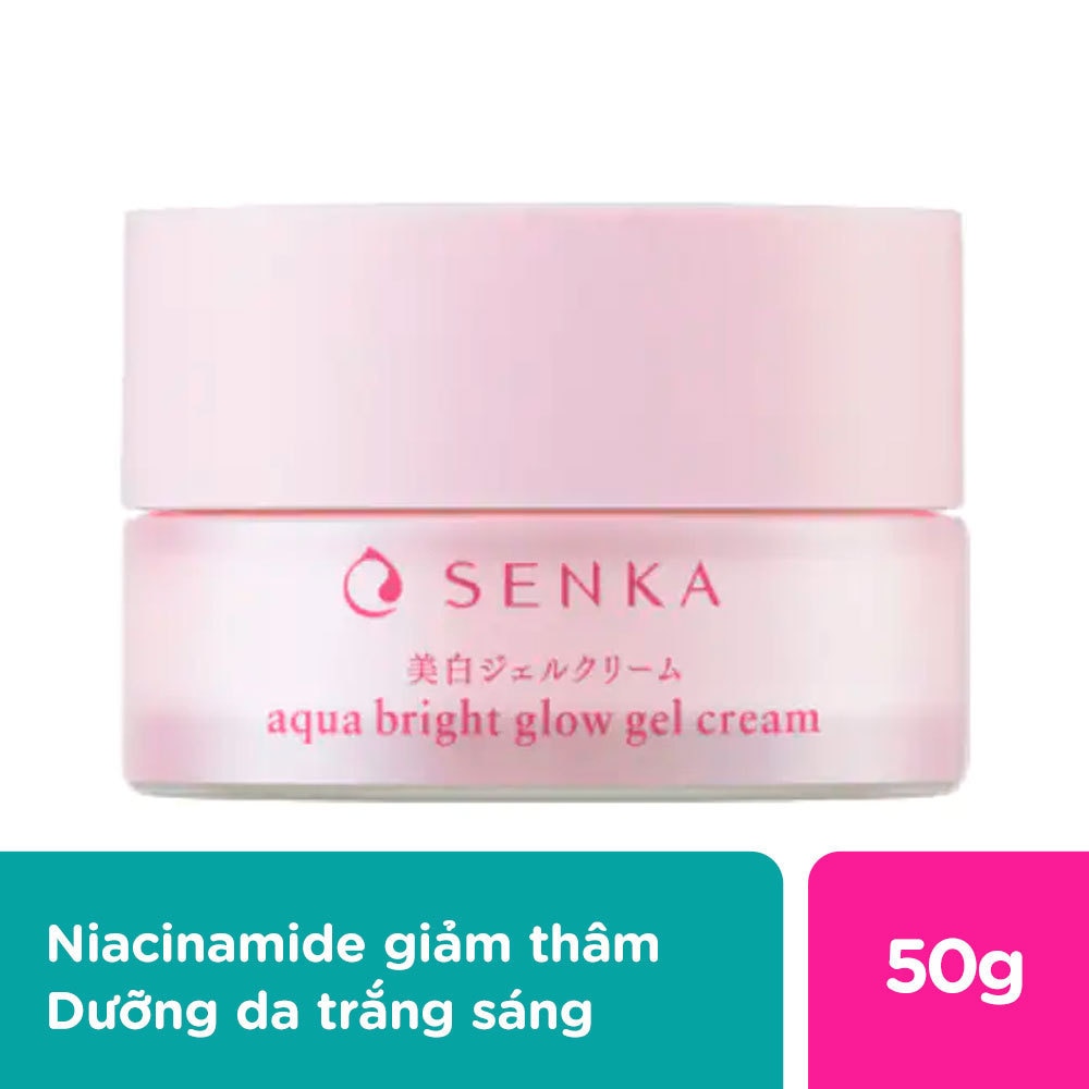 Kem Dưỡng Trắng Da Chống Nắng Ban Ngày Senka White Beauty Glow UV Cream 50g