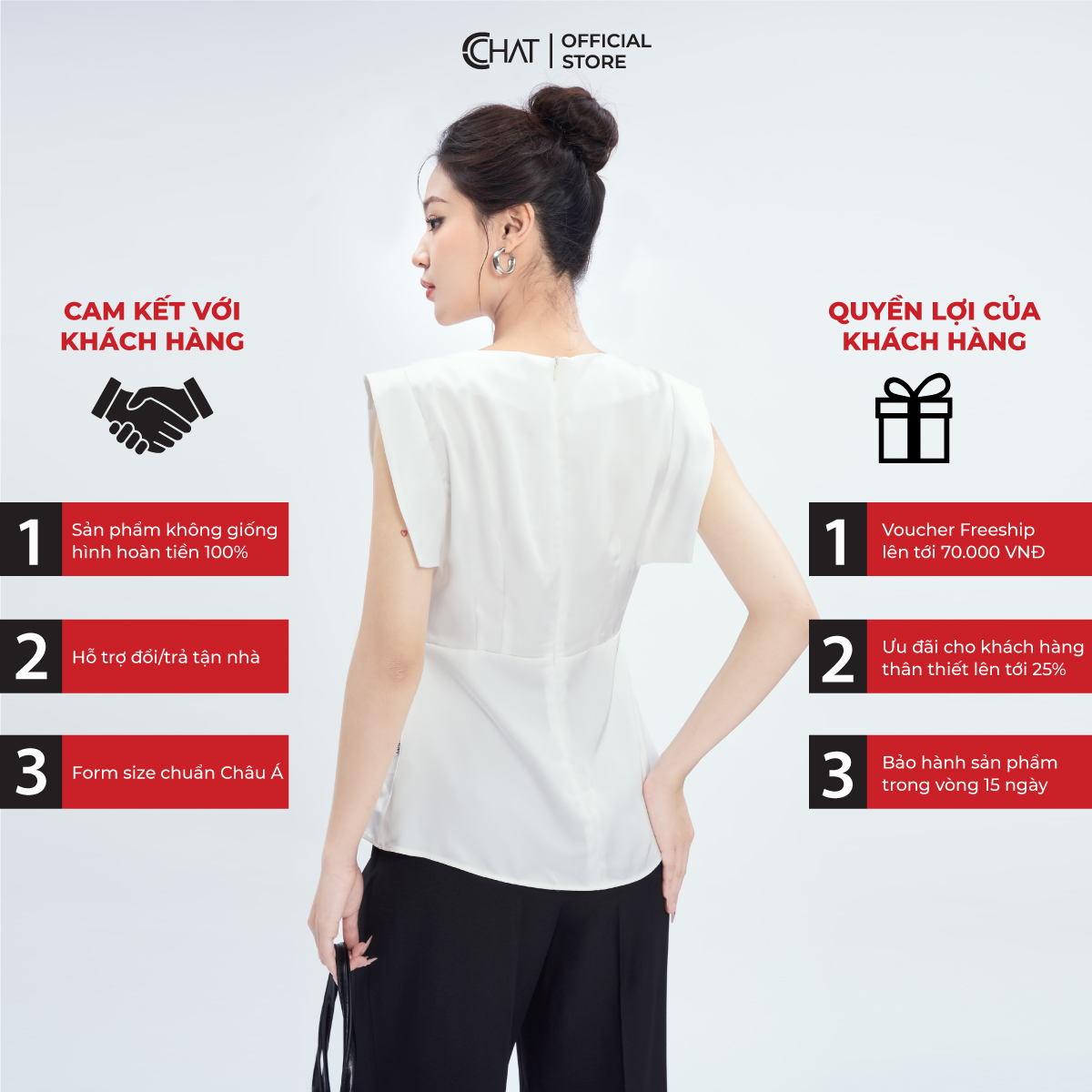 Áo Kiểu Nữ  Dáng Peplum Sát Nách Tay Nhê Chất Lụa Cao Cấp 53ASL2002PT