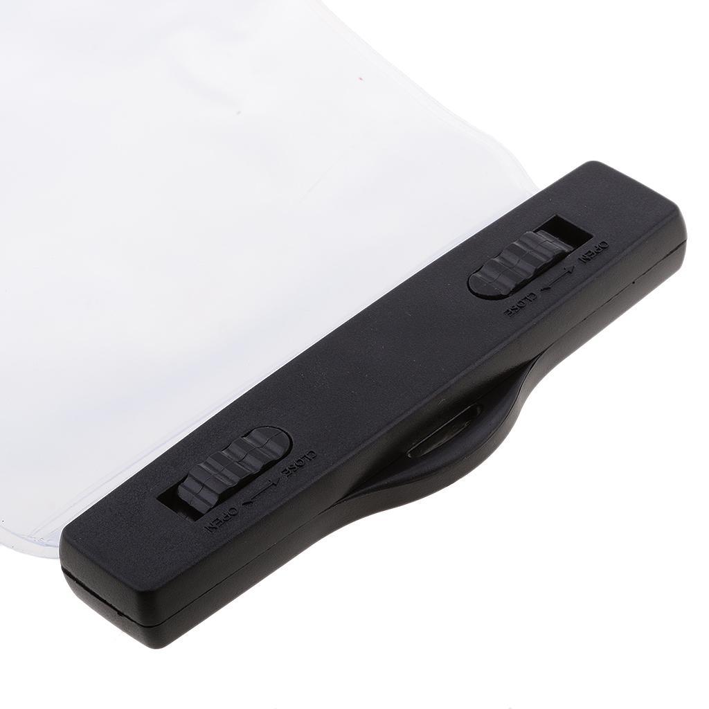 Transparent Waterproof Pouch Bag Case for Two Way Radio Walkie Talkie