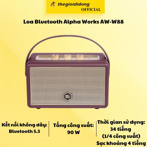 Loa Bluetooth Alpha Works AW-W88 - Hàng Chính Hãng