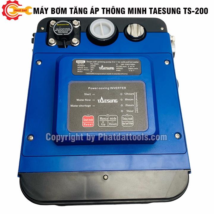 Máy Bơm Tăng Áp Thông Minh TAESUNG TS-200A-Smart Pump 2 in 1-Bảo Hành 24 Tháng