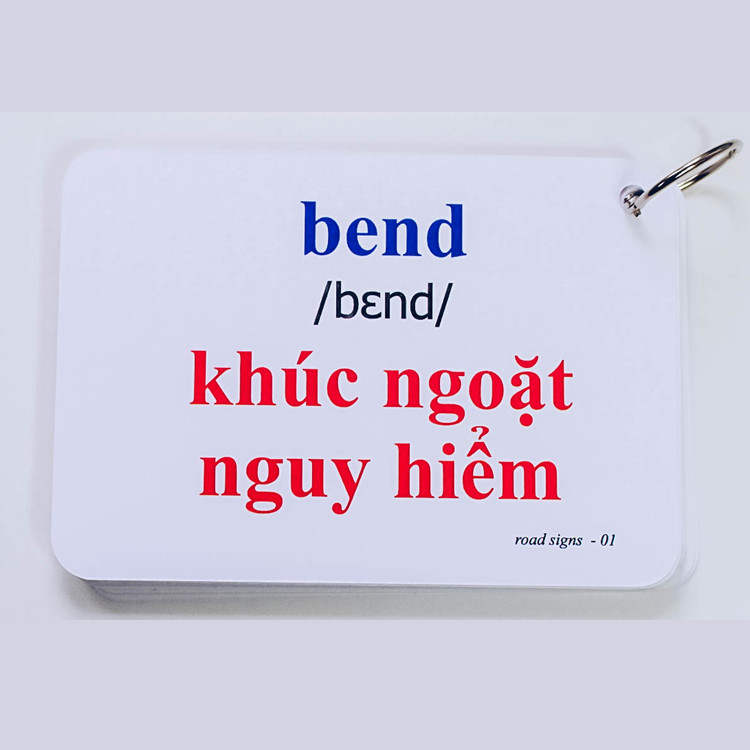 Bộ KatchUp Flashcard cho bé Tiếng Anh – Biển báo giao thông – High Quality