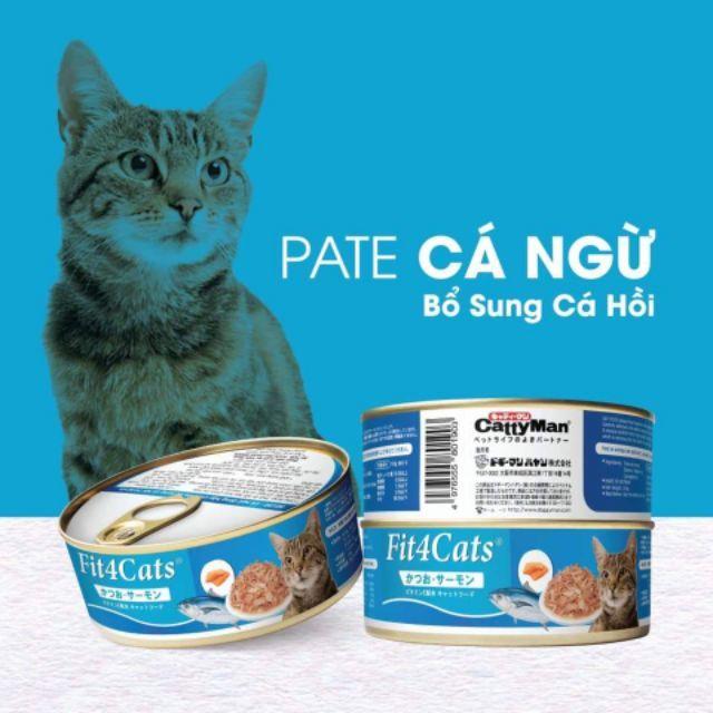 Pate cá Fit4Cats thức ăn cho Mèo hủ to 160g