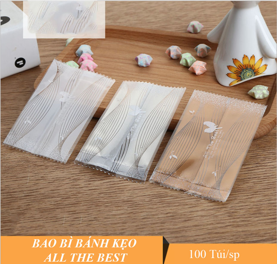 Bao Bì Đựng Trà, Bánh Kẹo Họa Tiết All The Best