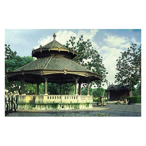 Tranh phong cảnh Hà Nội xưa - HNX040