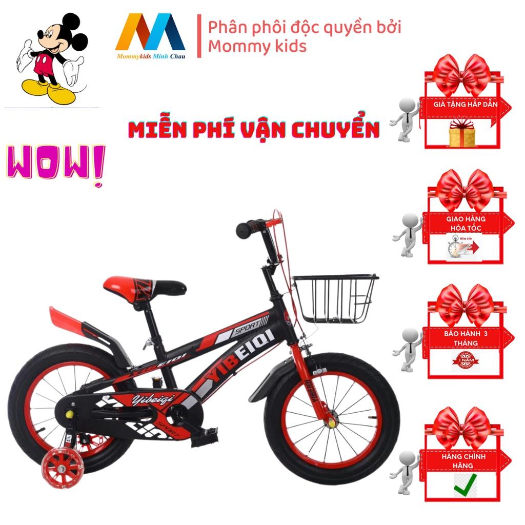 Xe đạp trẻ em Mommykids Minh Châu kiểu dáng địa hình size 12/14/16/18/20