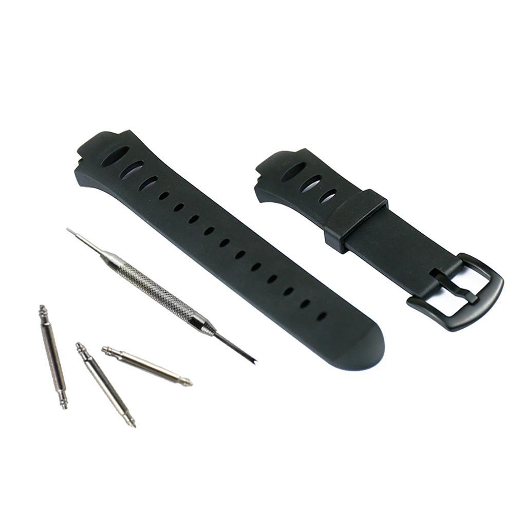 18mm Black Rubber /Strap Replacement For Suunto Observer SR