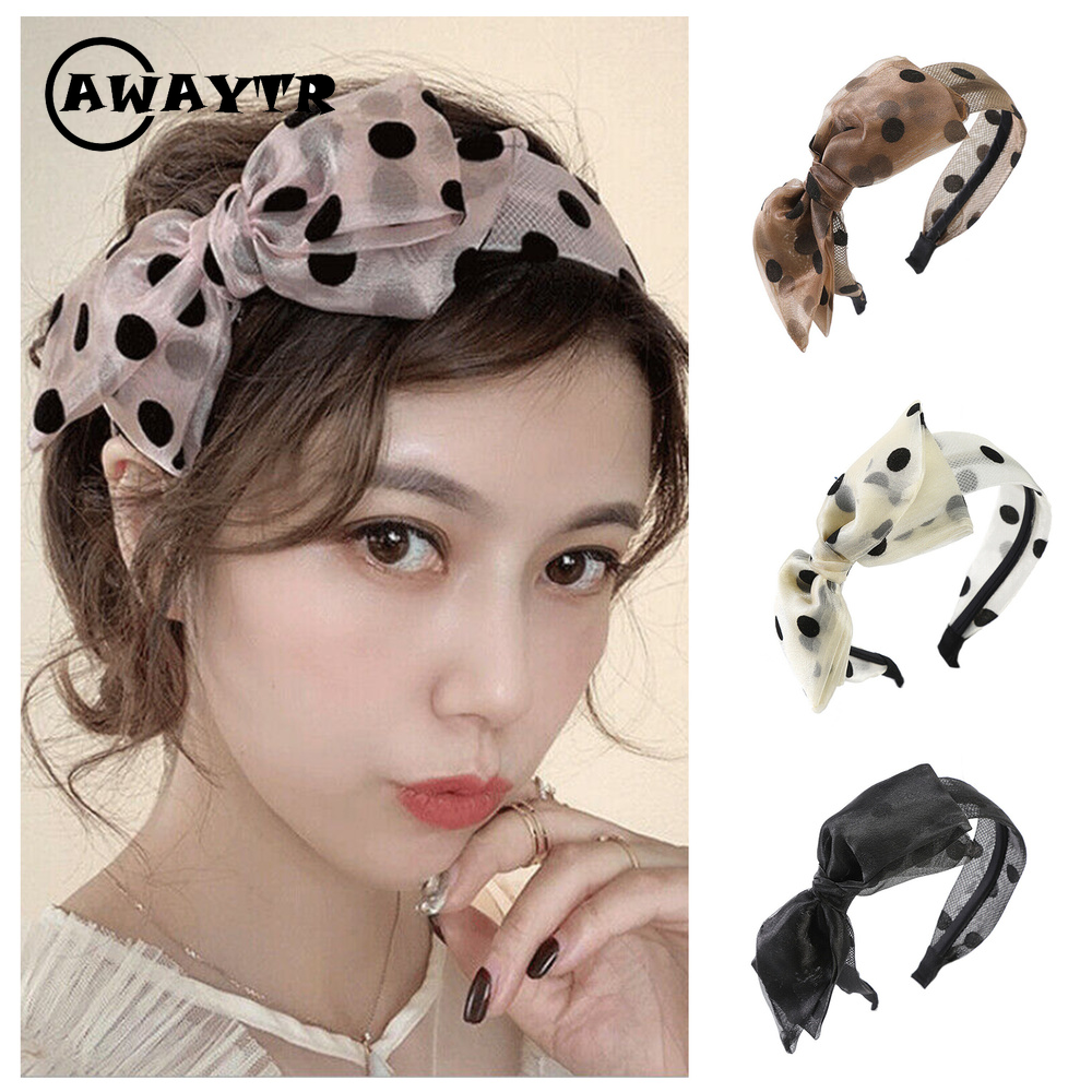Băng Đô Nơ Phong Cách Hàn Quốc Xinh Xắn Cho Nữ