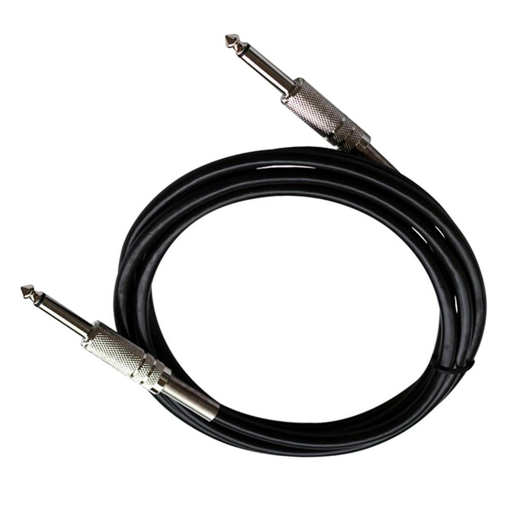 Electric Guitar Bass Cable Amp Cord for Stringed Instrument Parts 1.8m