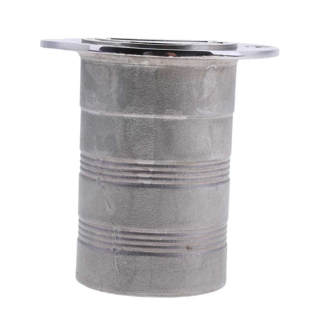 Marine 316 Stainless Steel  Boat Deck Fill / Filler - 2" - WASTE