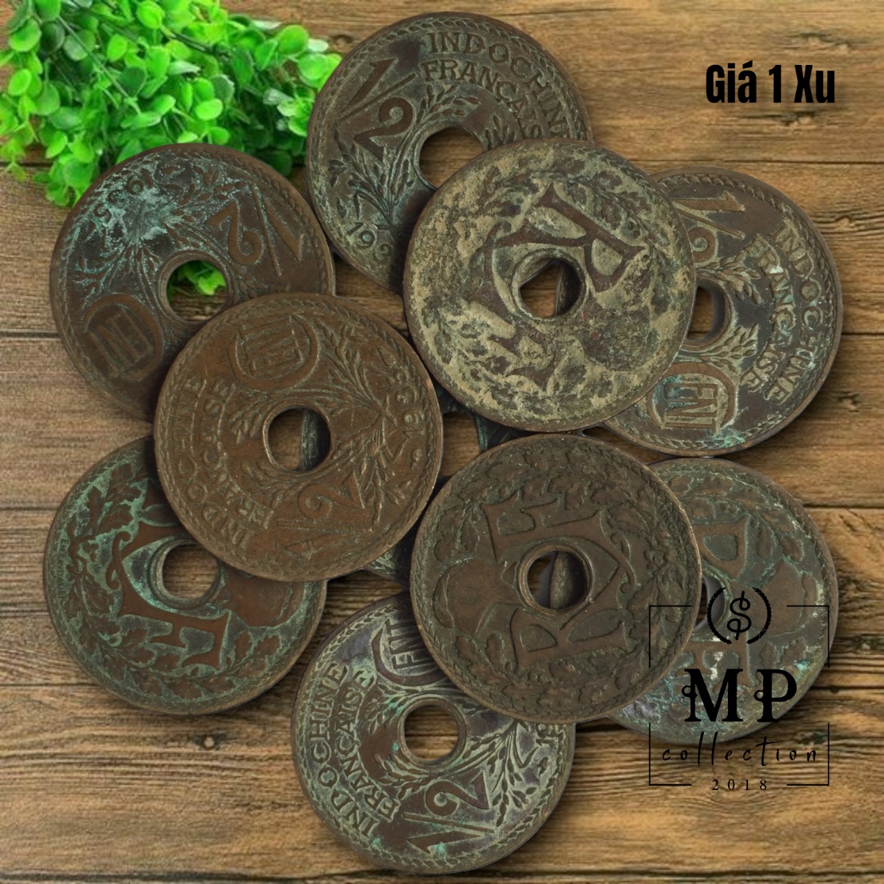 Xu Việt Nam Đông Dương 1/2 cent 1936 hoặc 1938 sưu tầm