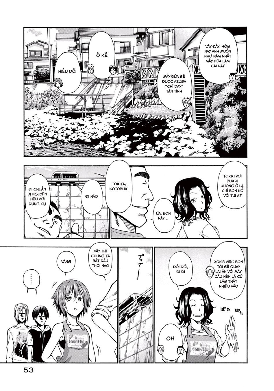 cô gái thích lặn - grand blue chapter 6 7