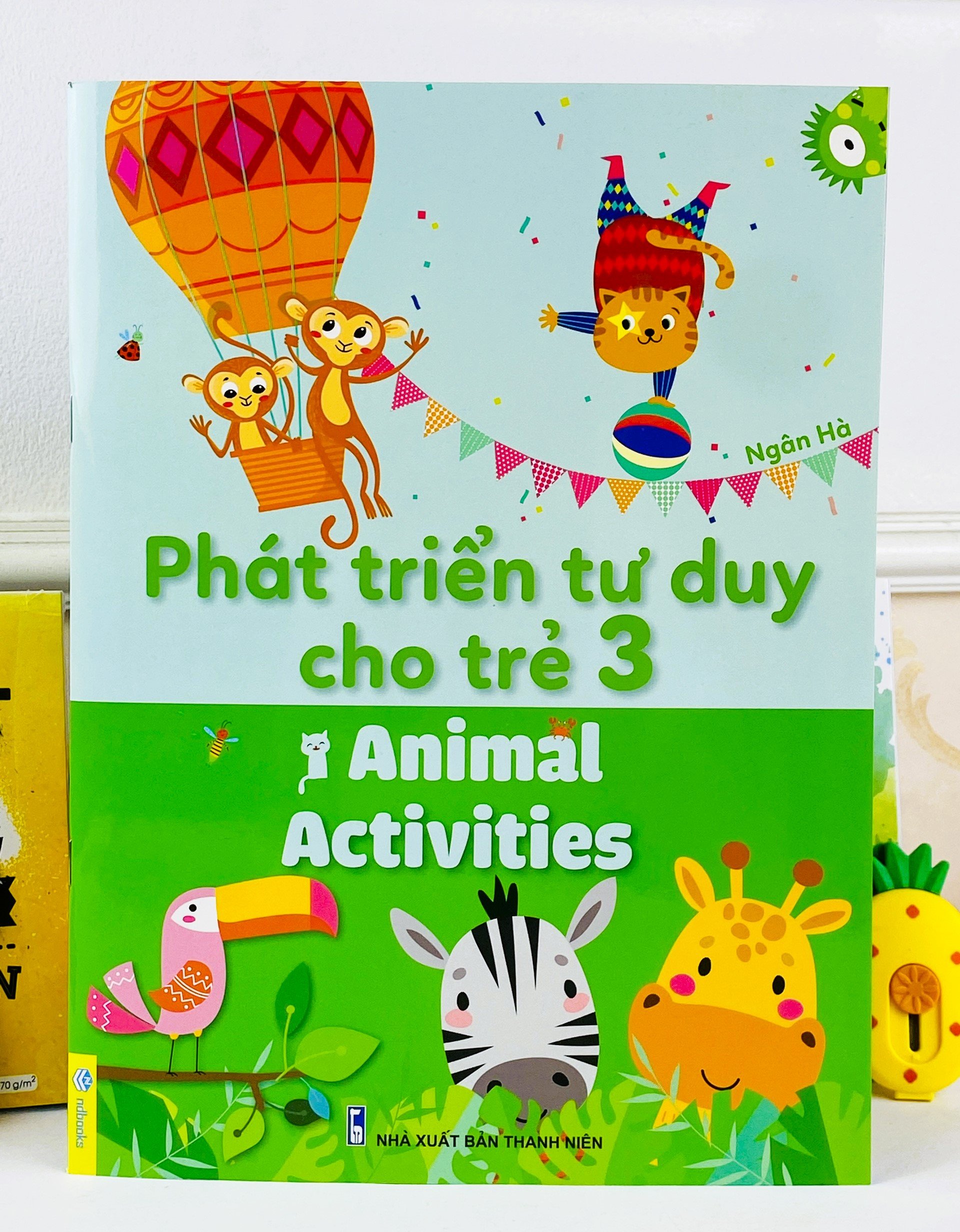 Sách - Phát Triển Tư Duy Cho Trẻ - Animal Activities (Song ngữ Anh Việt) - ndbooks