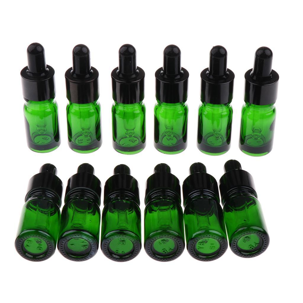 24 Pieces Glass Bottles for Essential Oils with Glass Pipette for Chemical Laboratory Chemicals, Perfumes, Aromatherapy, Cosmetics for Storage