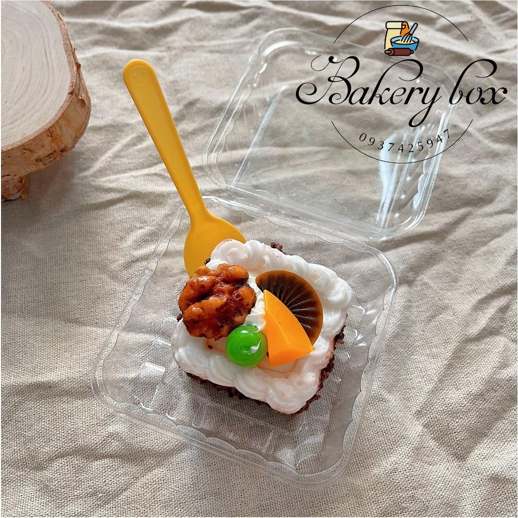 100 Hộp H127 Đựng Bánh Trung Thu 200g - Bông Lan Trứng Muối - Tiramisu - Donut