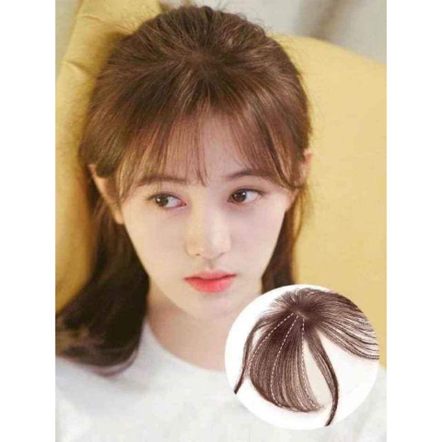 Tóc giả nữ cao cấp ️️ ️️ tóc mái thưa che hói 3D