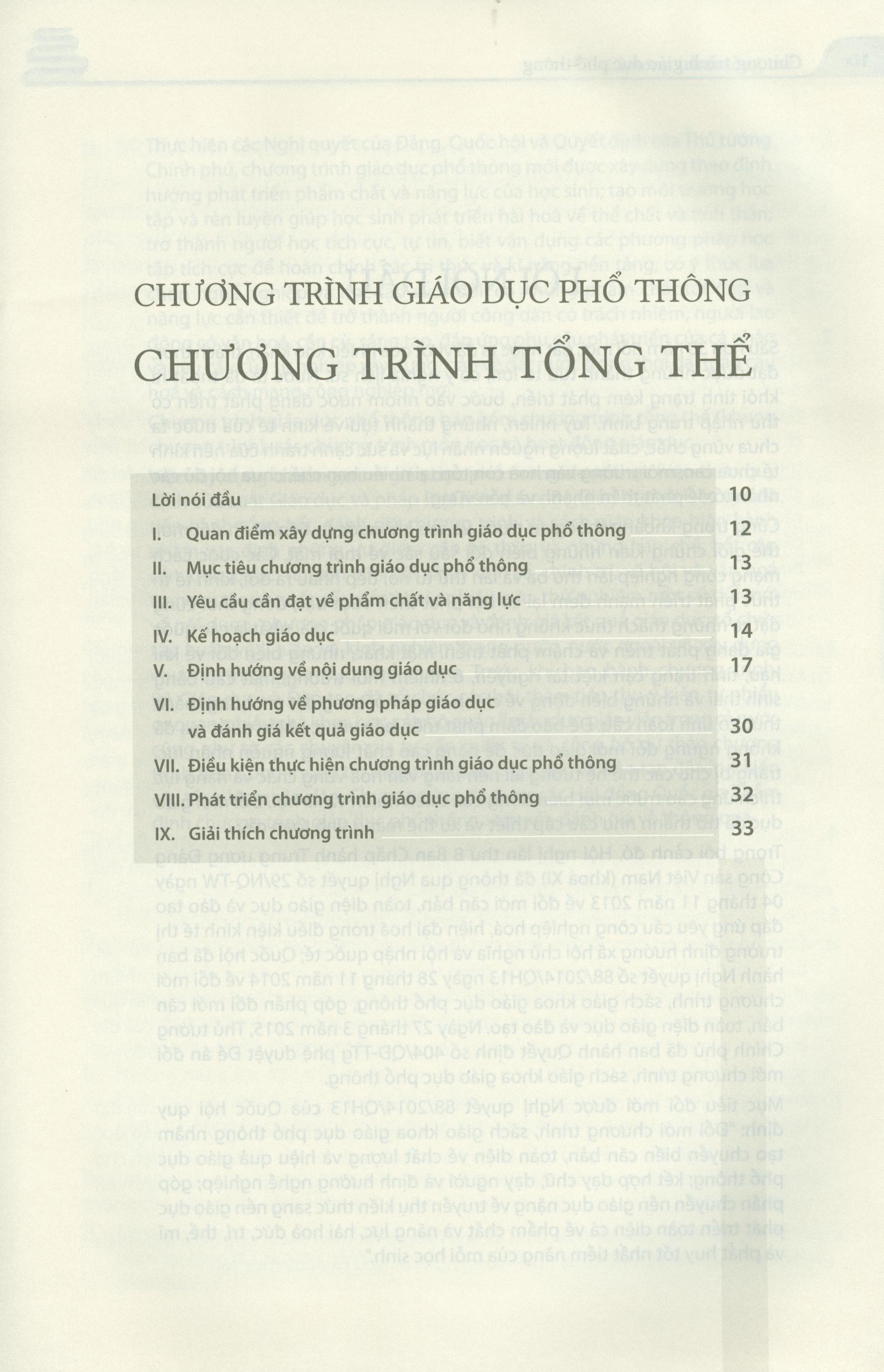 Chương Trình Giáo Dục Phổ Thông