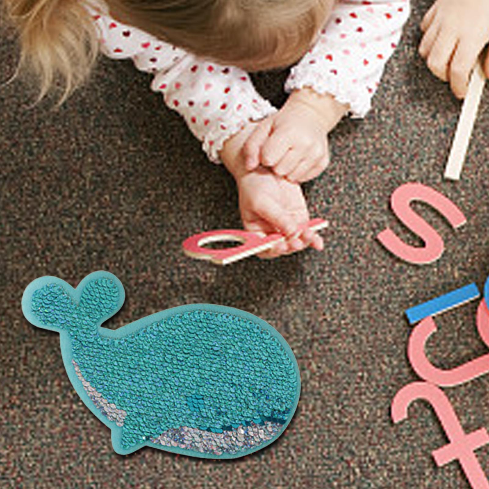 Montessori Busy Board Sequin DIY Accessories for Boys and Girls Children