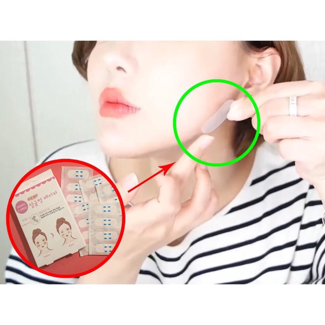 Hộp 40 Miếng Dán Makeup Tạo Mặt Vline Thần Thánh