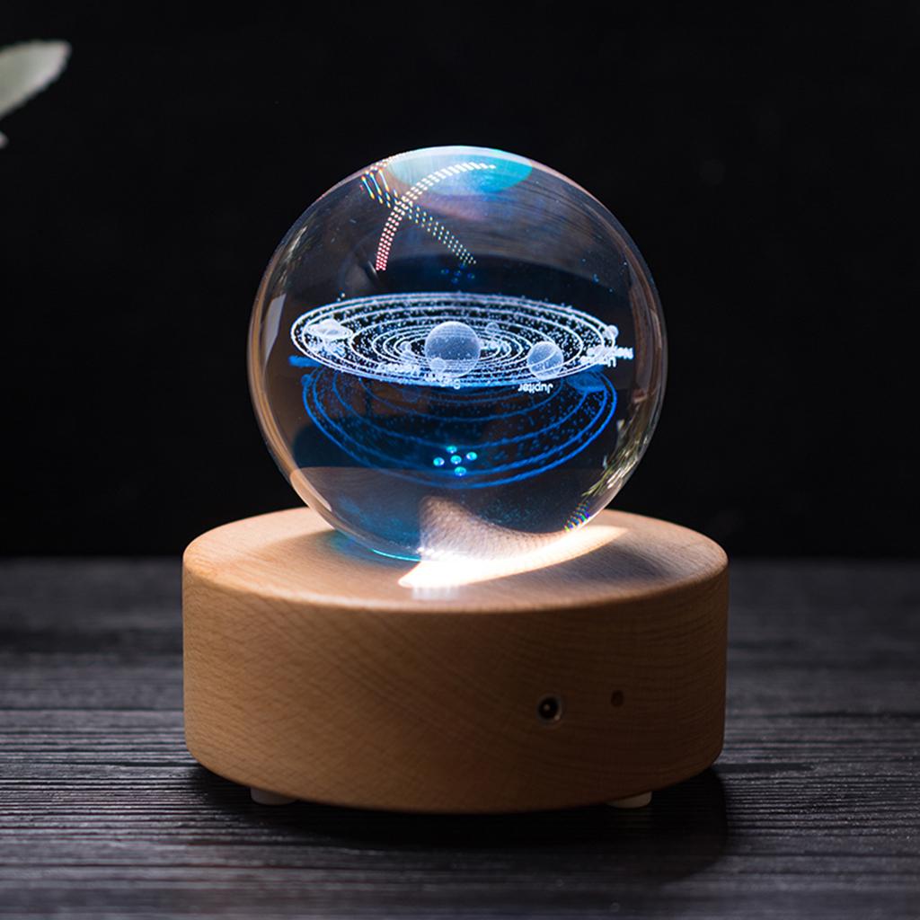 Wooden Base Stand Holder Decoration For 80mm Crystal Glass Ball Ornaments