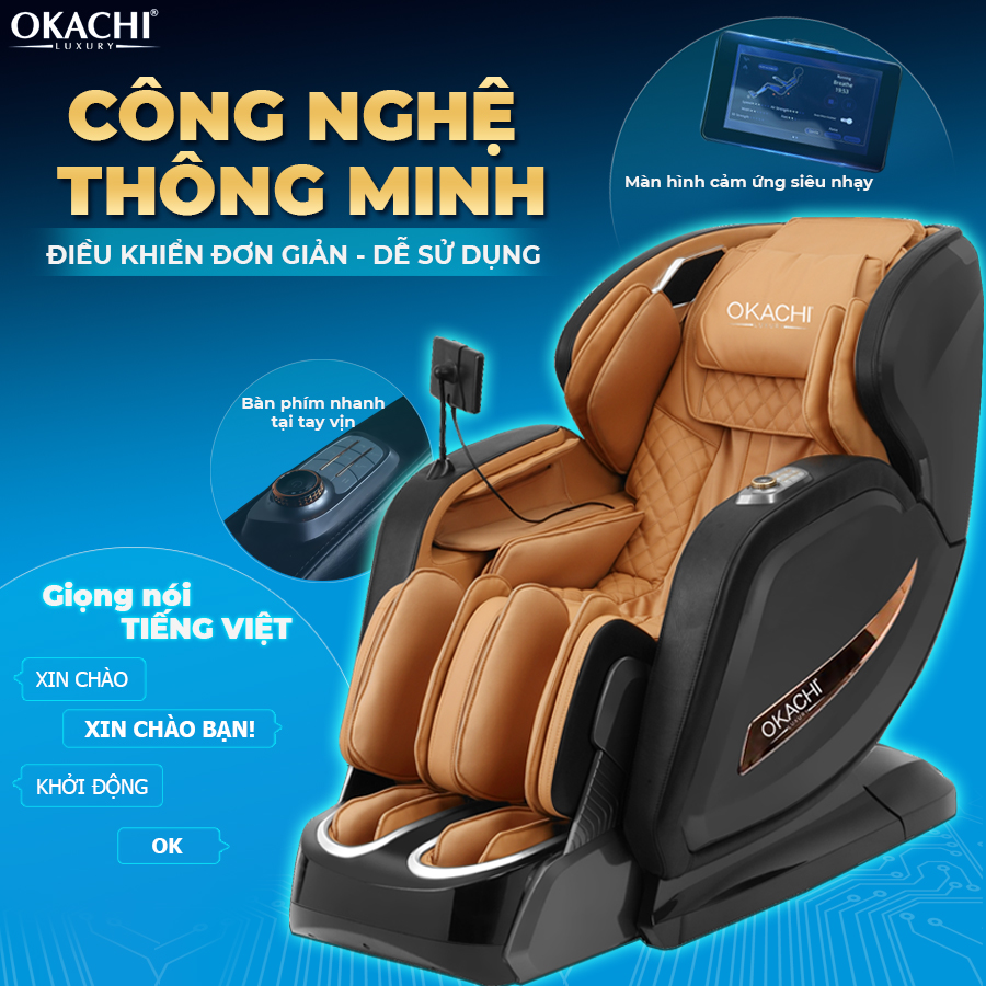 Ghế massage toàn thân OKACHI LUXURY JP-I99