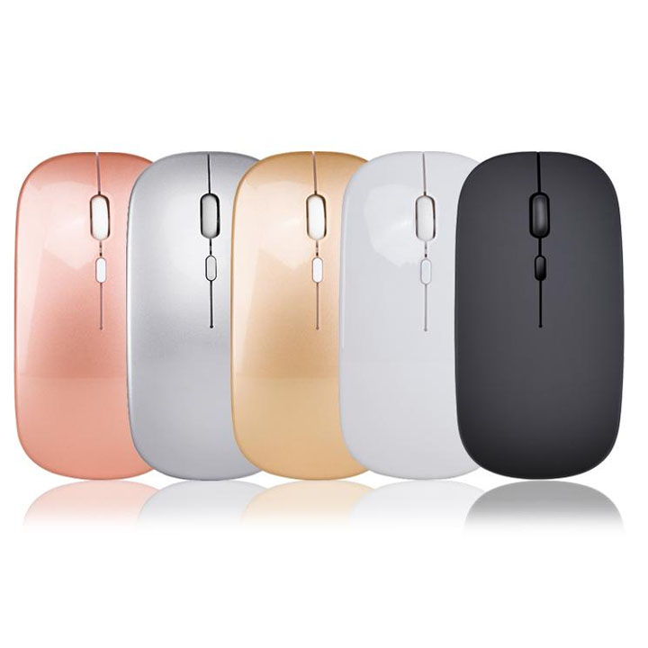 Chuột không dây pin sạc 2.4G Click không tiếng ồn DPI 1200 - Hàng nhập khẩu