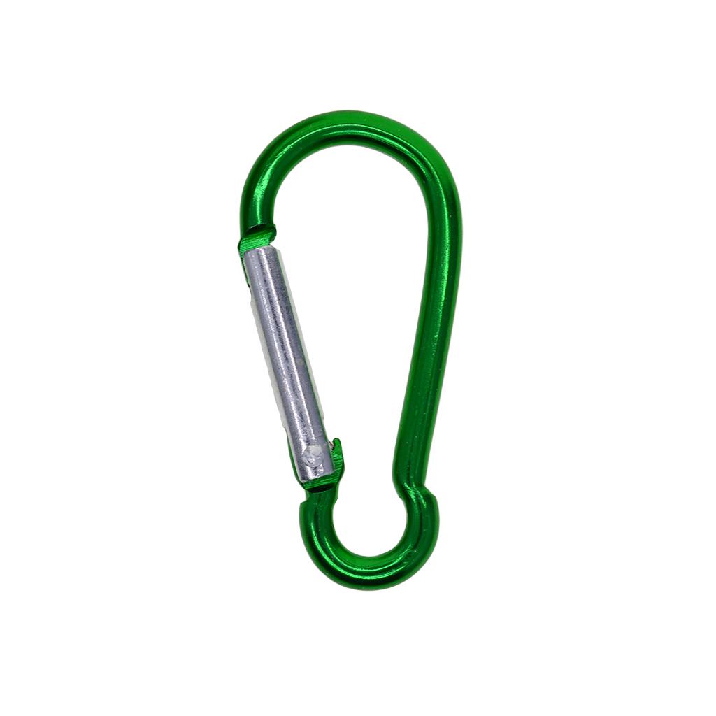 20x Carabiner Clip Key Holder Hiking Hook Lock Camp Camping D Shape