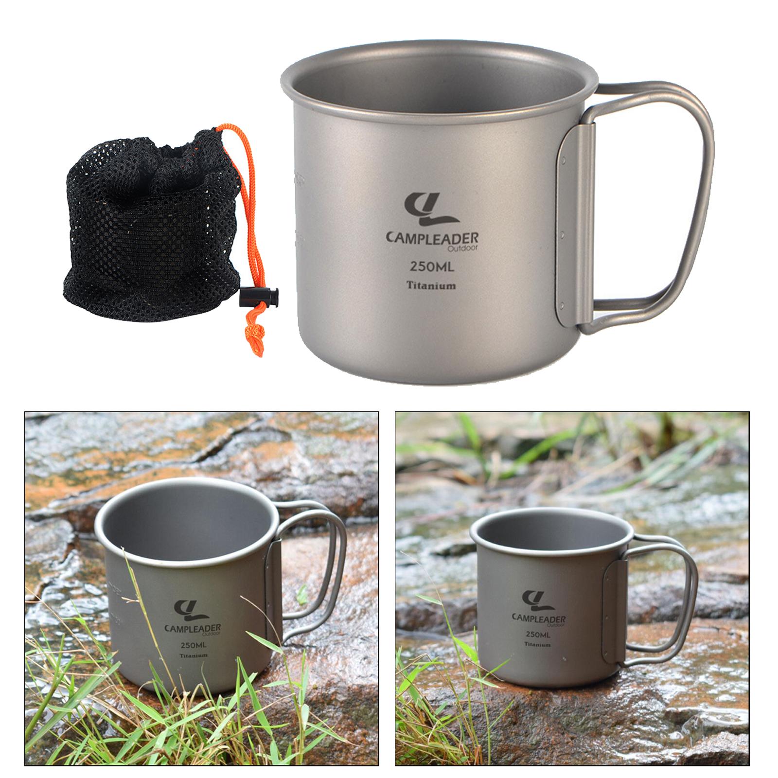 Collapsible Handle Camping Mug Water Cup Portable Water Mug Drinking Cup