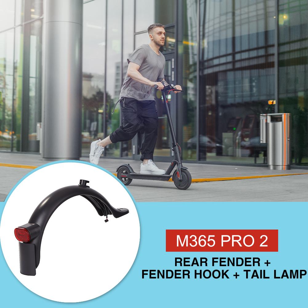 Thẻ bảo vệ chắn bùn phía sau xe tay ga toàn cầu với móc và đèn đuôi cho Xiaomi M365 Pro Pro2 Color: C