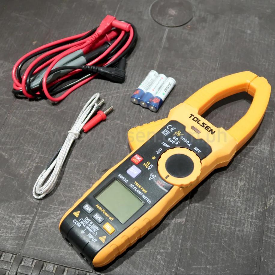 KỀM ĐO AMPE AC ĐIỆN TOLSEN 38035 - HÀNG CHÍNH HÃNG