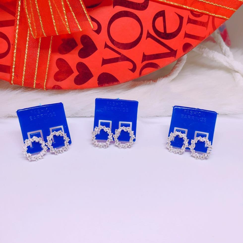 Bông tai nữ bạc huyền thoại biển xanh mẫu hot trend