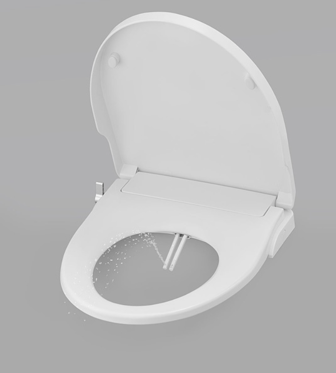Nắp bồn cầu tự rửa thông minh xịt rửa, vệ sinh phụ nữ INAX CW-S15