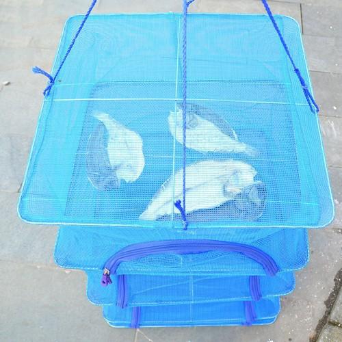 Lồng Lưới Treo 4Tầng Để phơi Cá Khô Lồng lưới treo 4 tầng để phơi cá khô SANAMI FISHING