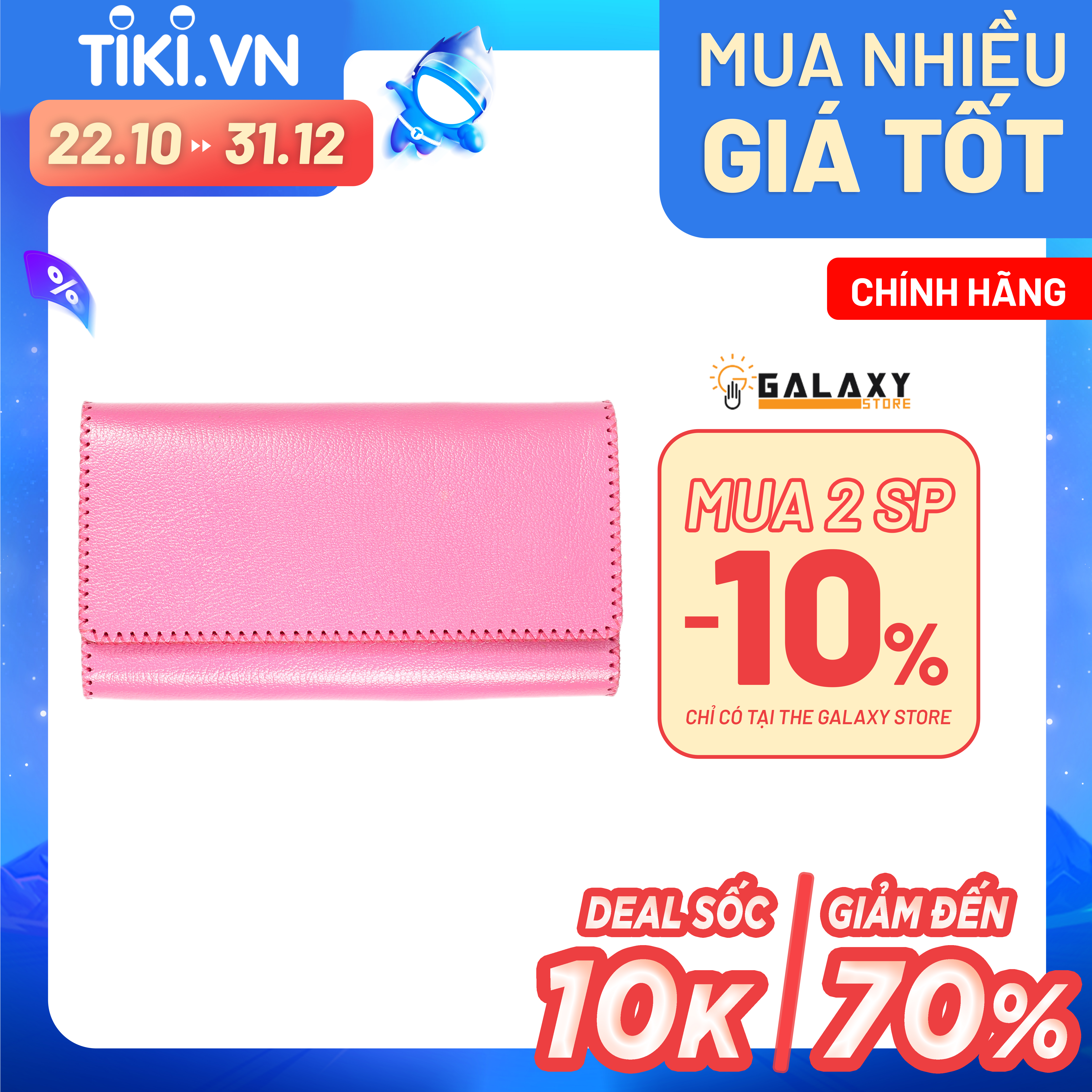 Ví Bóp Nữ Da Bò Thật Cầm Tay Clutch Handmade Cao Cấp Galaxy Store GVNUA06 - Hàng Chính Hãng (20x11 cm)