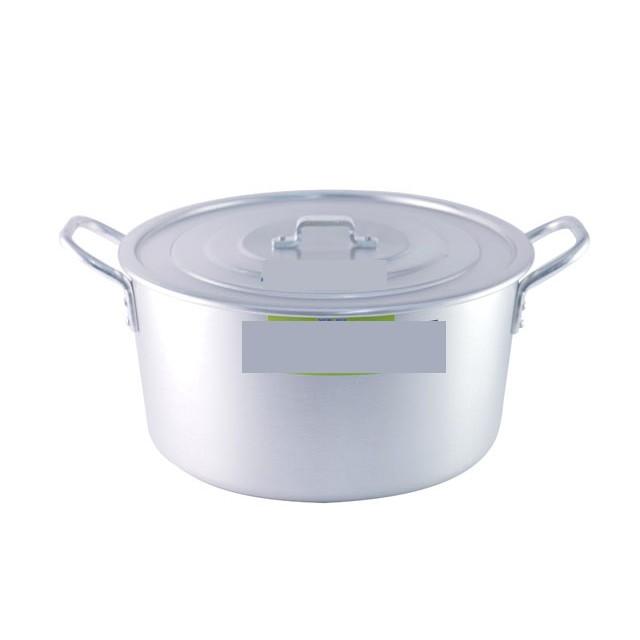 Nồi nhôm tròn xi bóng 20cm hàng Việt Nam có nắp đậy kín cao cấp