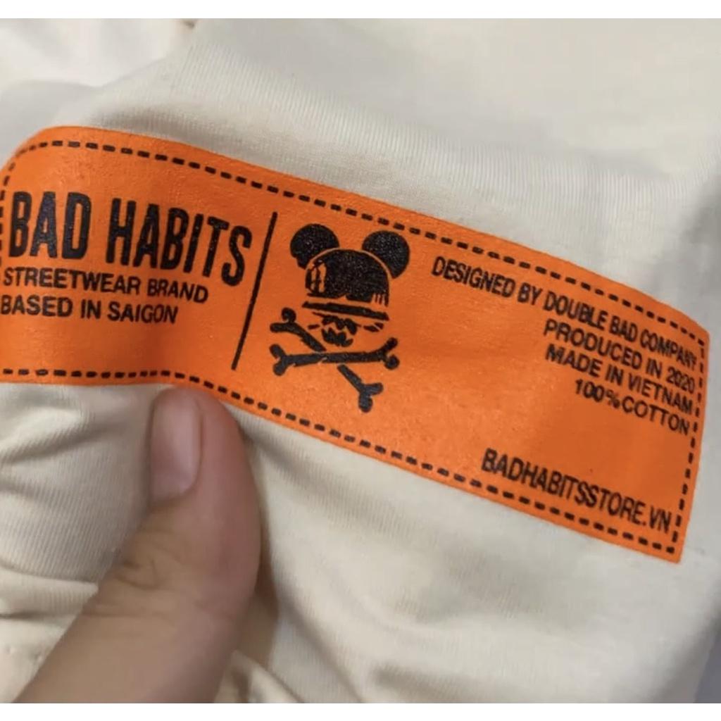 Áo thun unisex tay lỡ BAD TOBACCO || Hany shop